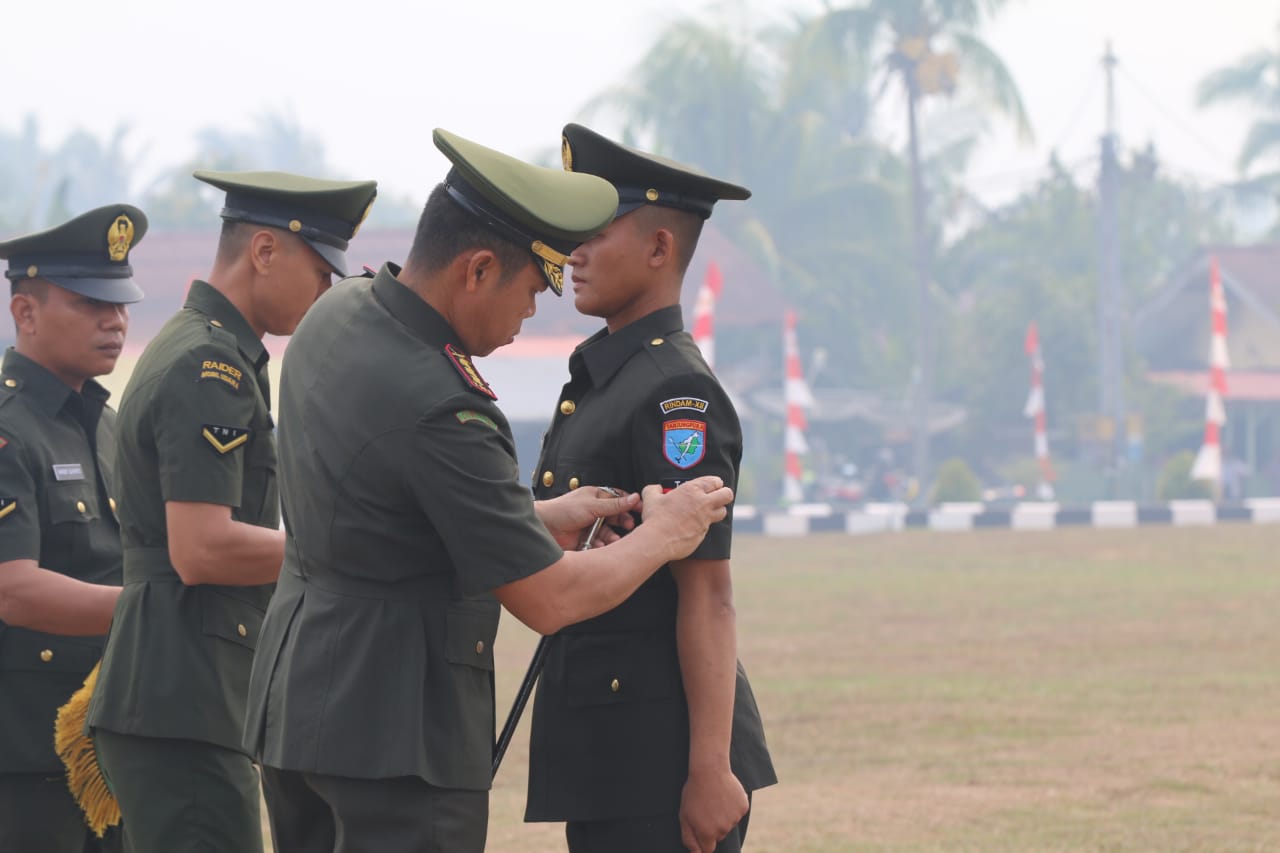 Dikmata TNI AD Gel.I TA.2019 Kodam XII/Tpr Resmi Ditutup dan Melantik 343 Prajurit