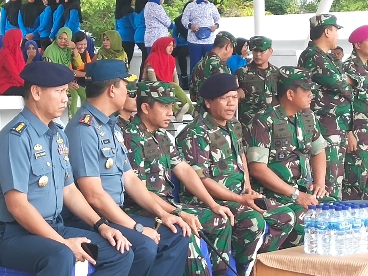 Danlantamal IV Tinjau Kesiapan Pasukan Upacara HUT TNI ke-74