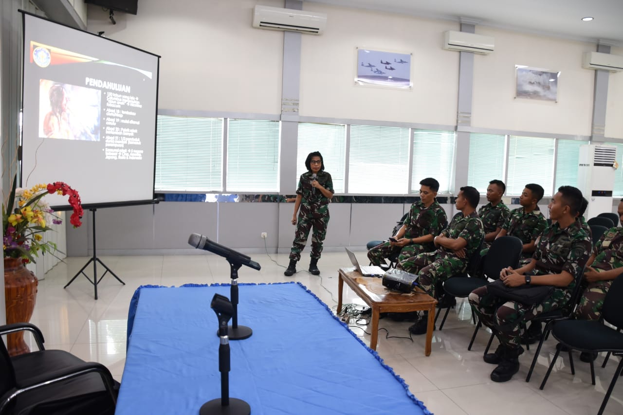 Lantamal VIII Gelar Penyuluhan HIV/Aids dan Bahaya Rokok