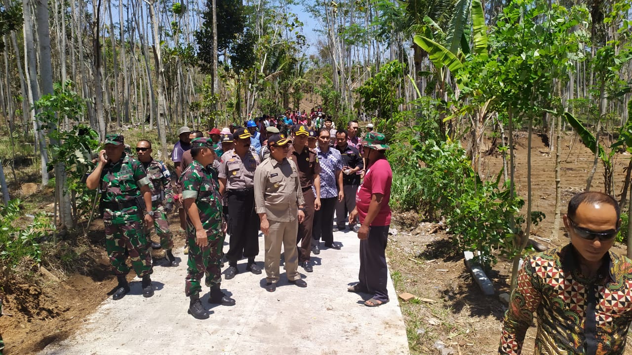 Dandim Tinjau Hasil TMMD Imbangan 2019