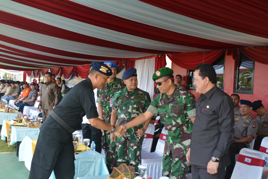 Kapoksahli Pangdam XII/Tpr Hadiri Peringatan HUT Ke-74 Korps Brimob