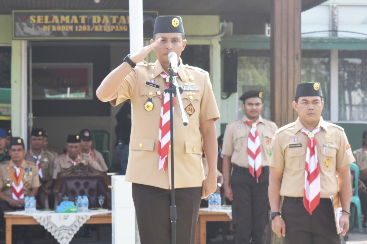 Dandim Ketapang Secara Resmi Buka Persami Saka Wira Kartika