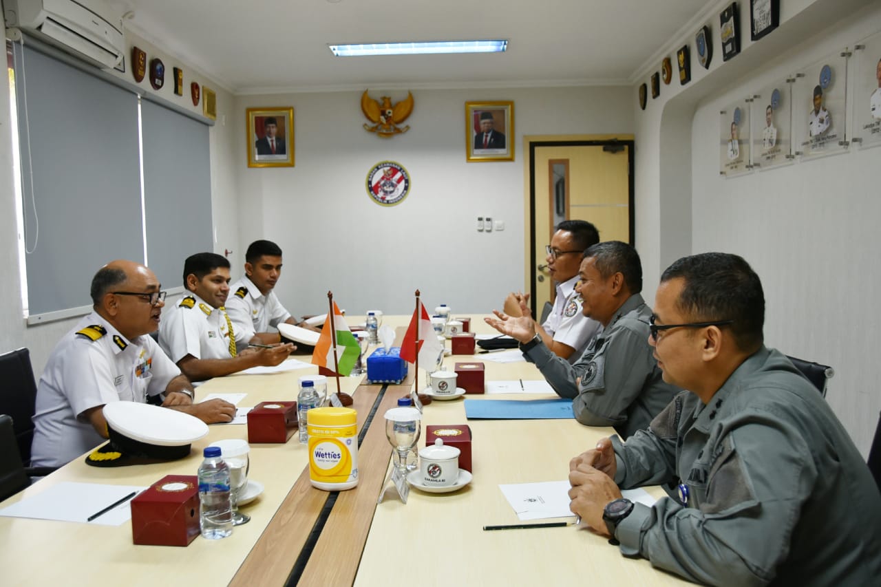 Kepala Bakamla RI Terima Courtesy Call Komandan Indian Coast Guard Ship Shaurya