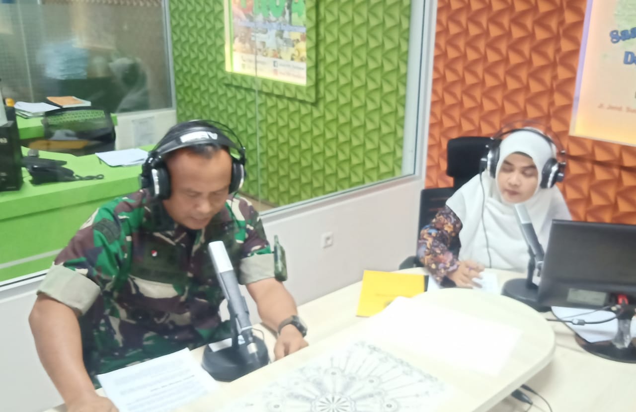 Jadi Narasumber Derap TNI, Kajasdam XII/Tpr Ajak Masyarakat Aktif Berolahraga