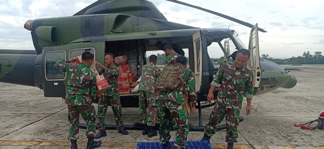 Pos Kalan Satgas Yonif Raider 509 Kostrad, Dukung Logistik ke Jajaran Pos Udara