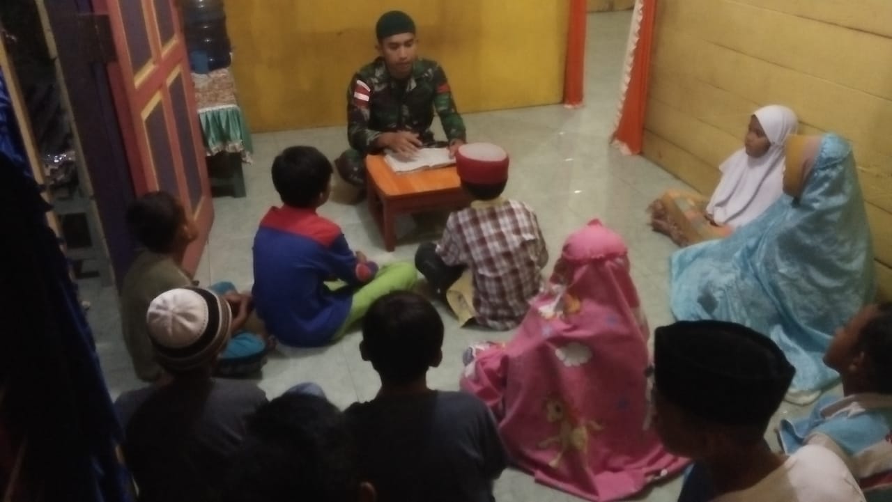 Pendidikan Keagamaan Kepada Anak-Anak Oleh Satgas Raider 300