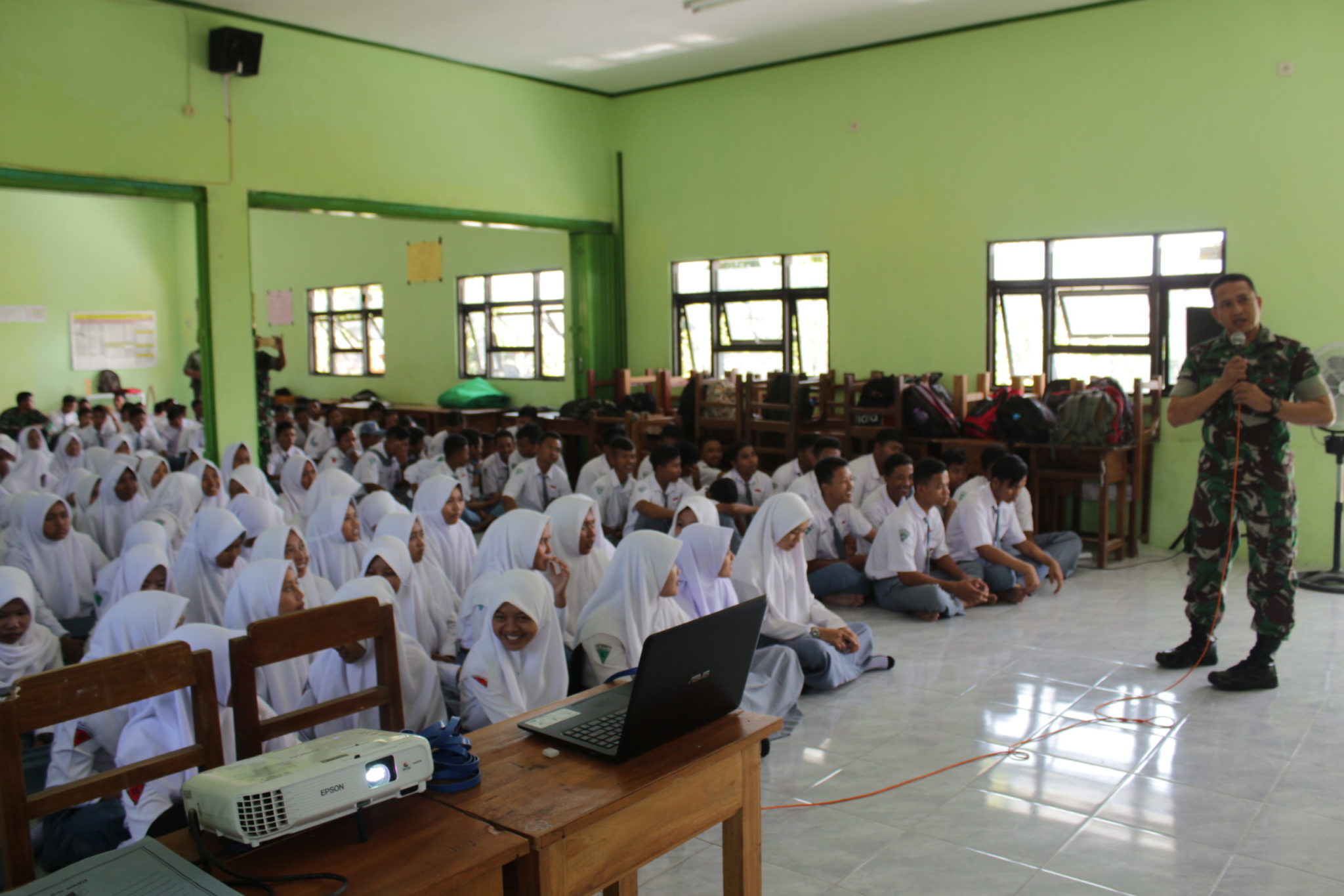 Kodim 0813 Bojonegoro Sosialisasikan Empat Pilar Kebangsaan