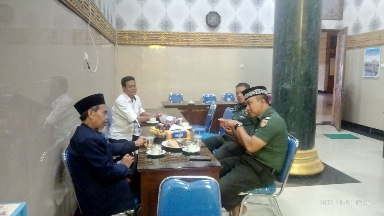 Pererat Silaturahmi, Dandim Klaten Bertemu Ketua MUI Klaten