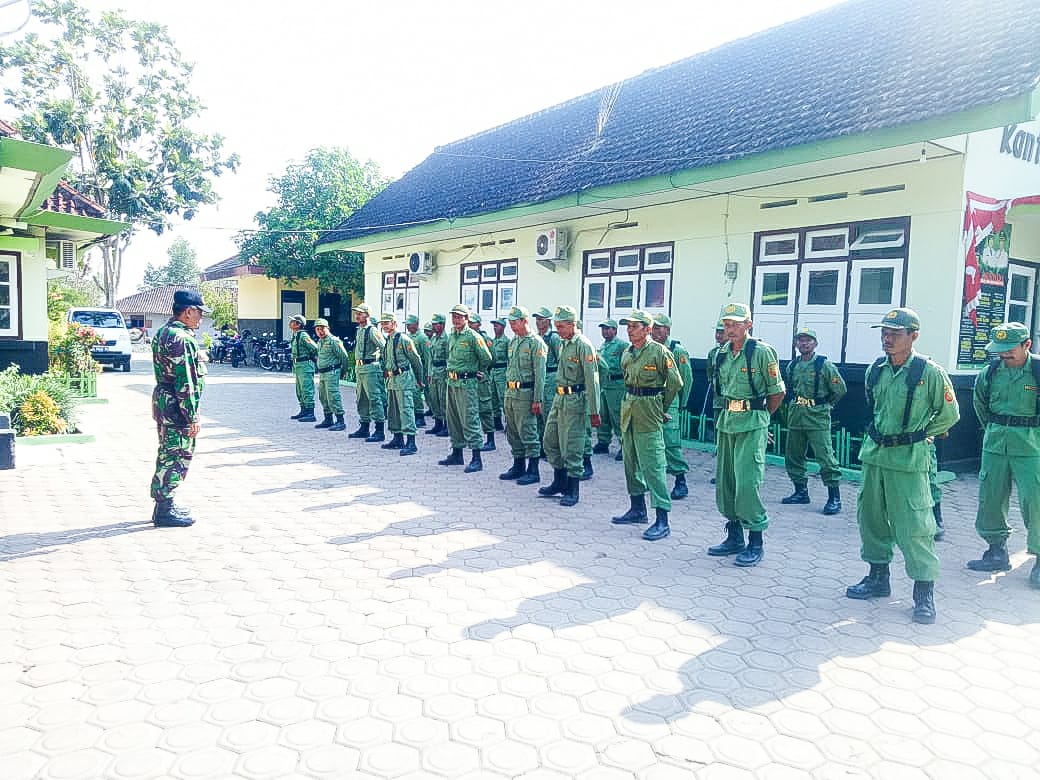 Kodim Bojonegoro Gelar Pembinaan Satlinmas Lima Desa di Bubulan