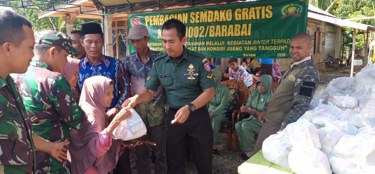 Binter Terpadu, Kodim 1002/Barabai Gelar Baksos