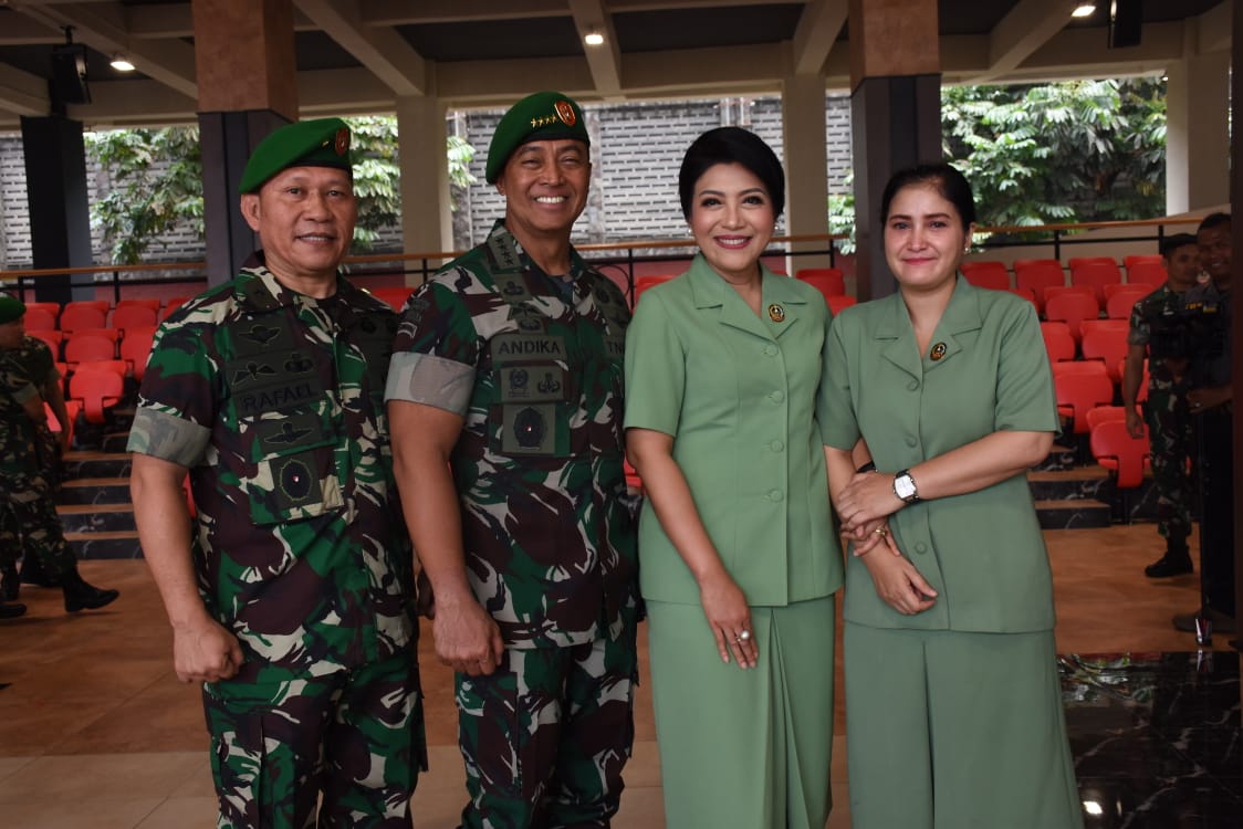 Kasad Terima Laporan Korps Kenaikan Pangkat 24 Pati TNI AD