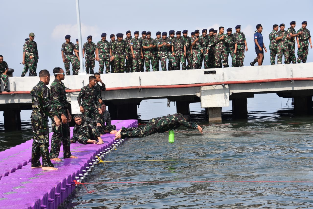 Final Lomba Ketangkasan dan Kebaharian Hari Armada Tahun 2019 di Pondok Dayung Berlangsung Seru