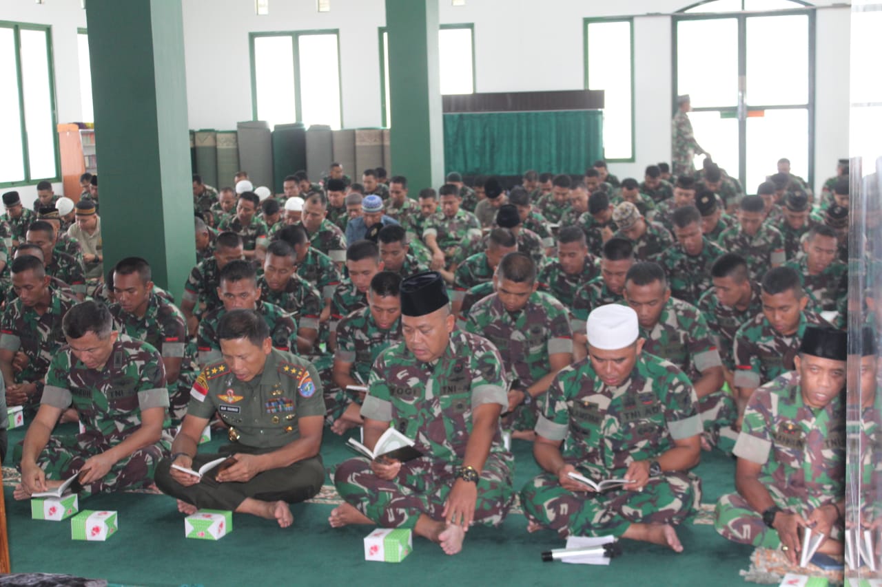 Peringati Hari Juang TNI AD Tahun 2019 Kodam XII/Tpr Gelar Do’a Bersama