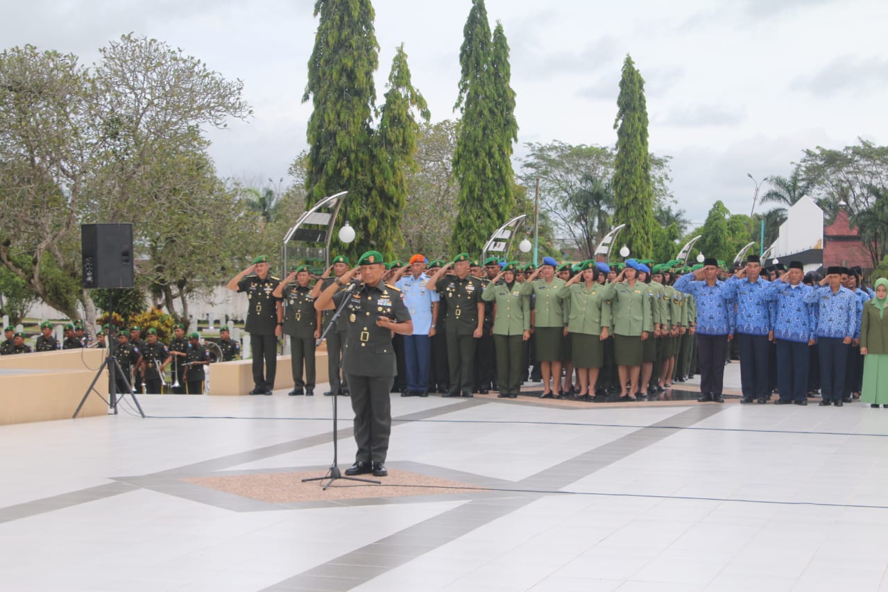 Hari Juang TNI AD, Momen Bagi Kodam XII/Tpr Untuk Mengenang Jasa Para Pahlawan