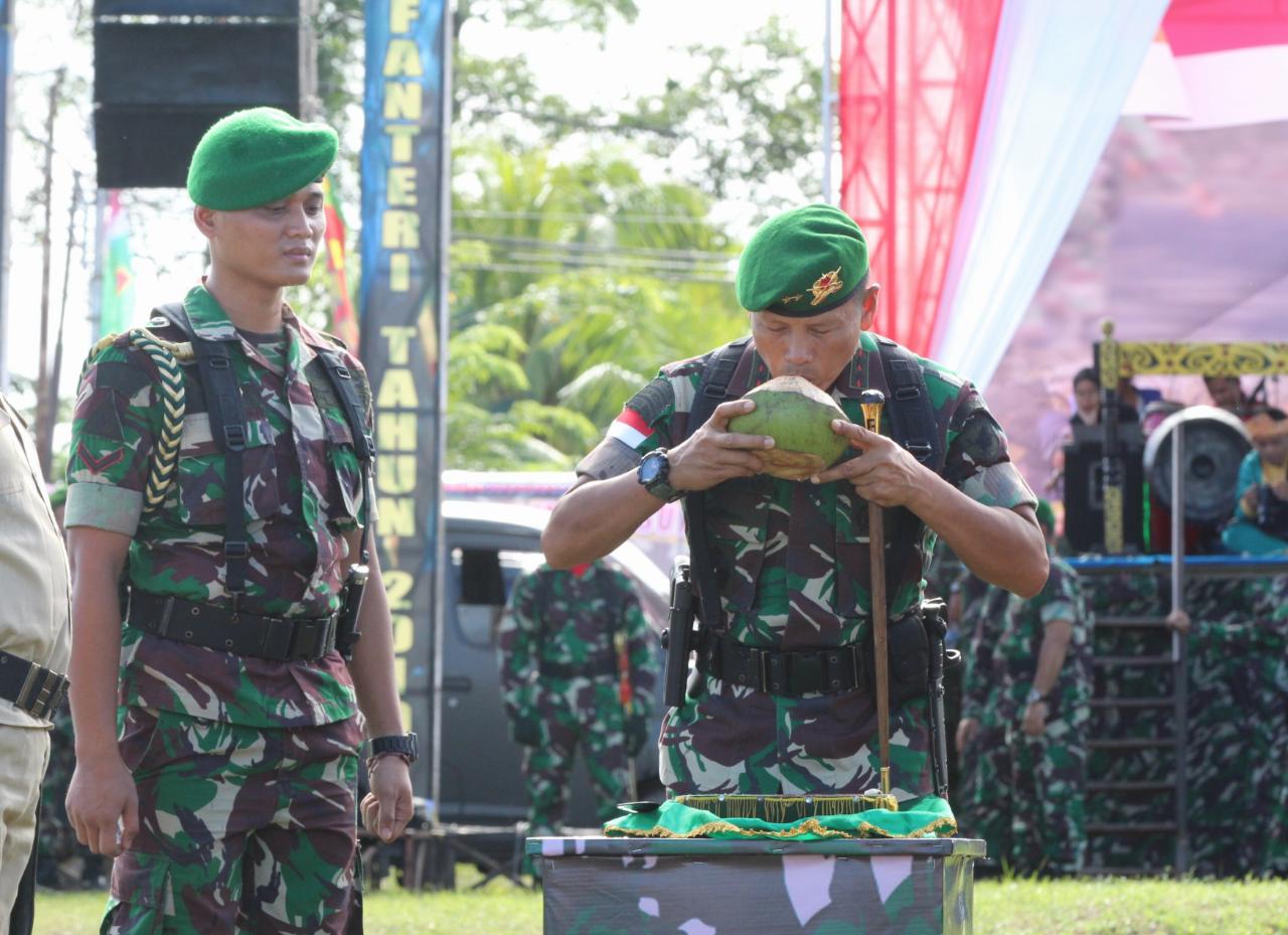 HUT Ke-71 Infanteri Kodam XII/Tpr Terpusat di Kota Singkawang