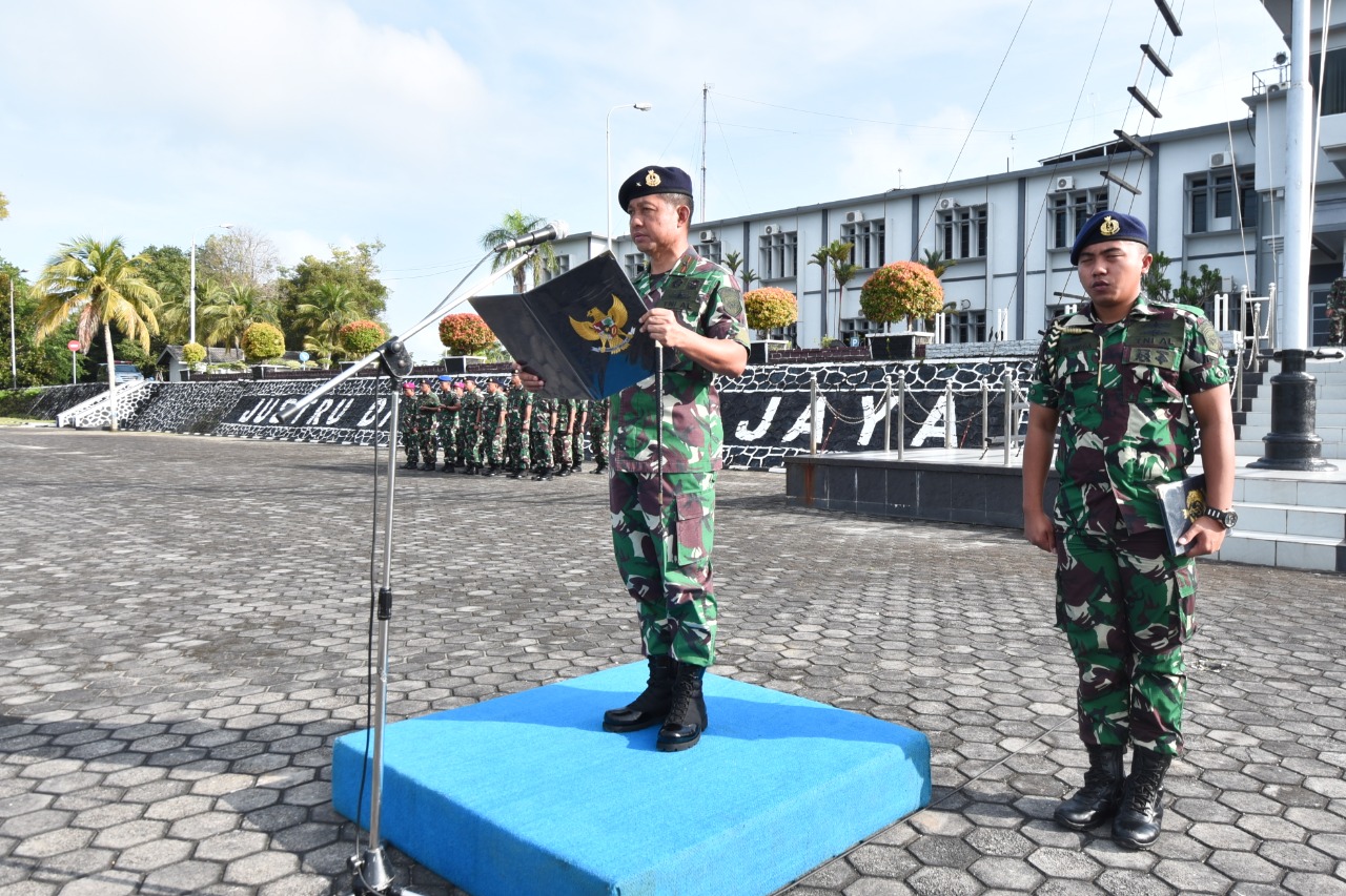 Danlantamal IV Pimpin Apel Khusus Bulan Tri Sila TNI AL Tahun 2019