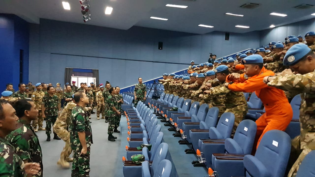 Kasal Berikan Pengarahan Purna Tugas Satgas Maritim TNI XXVIII-K/UNIFIL 2019 Lebanon