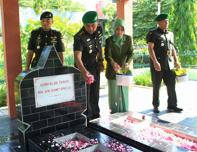 Dandim Klaten Ikuti Ziarah Rombongan Hari Juang TNI AD 2019