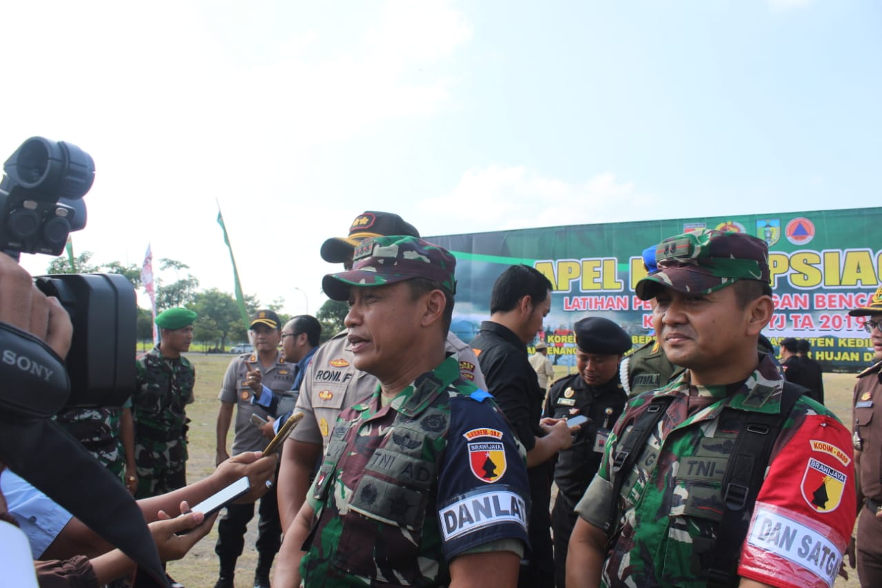 Latihan Penanggulangan Bencana, Kolonel Ruly Kerahkan Ratusan Personel Gabungan