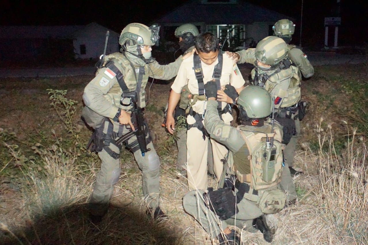 Gerak Cepat Yontaifib Korps Marinir Bebaskan Sandera