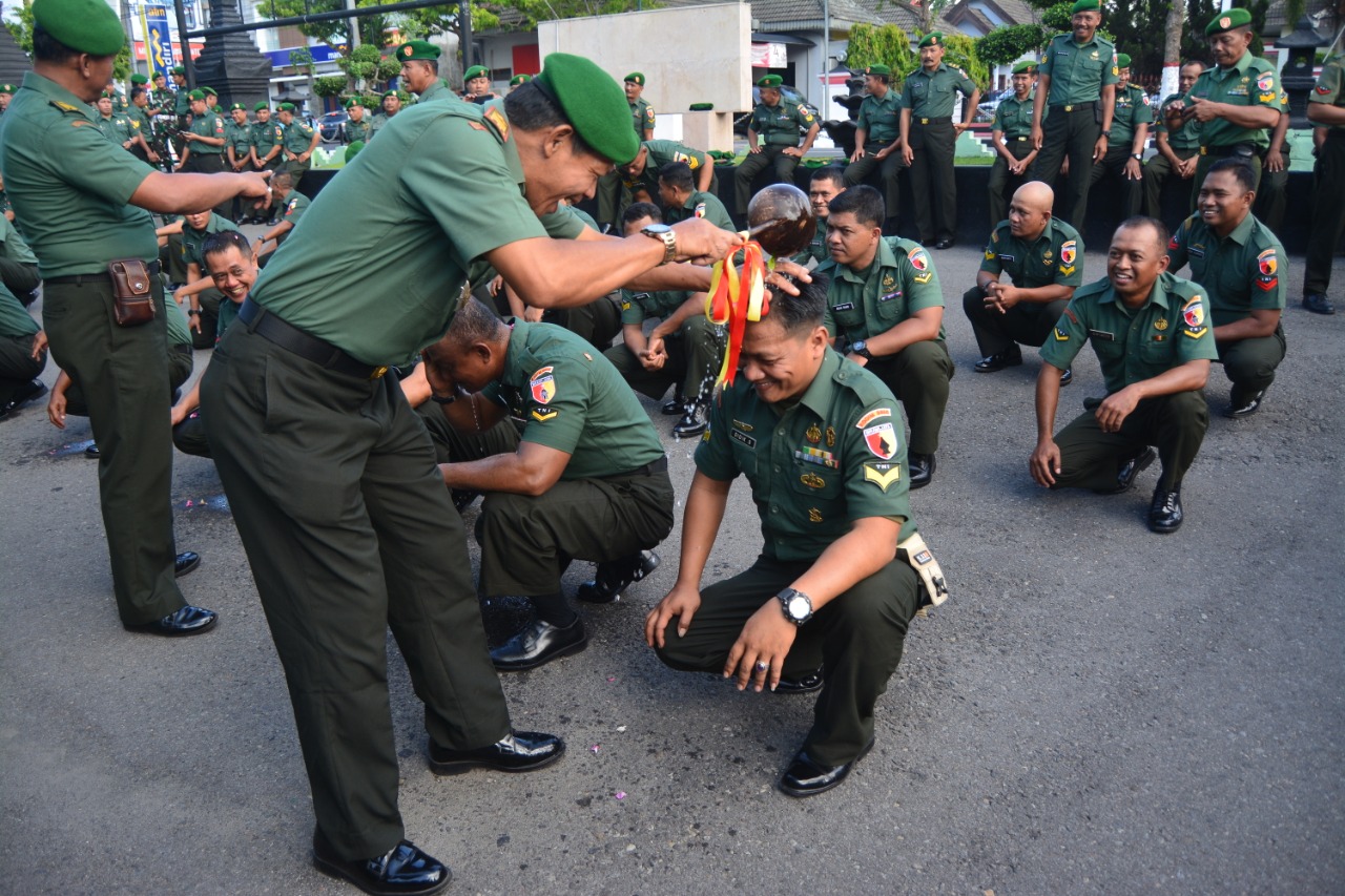 Kasdim Blitar Pimpin Laporan Penempatan Jabatan Bintara dan Tamtama