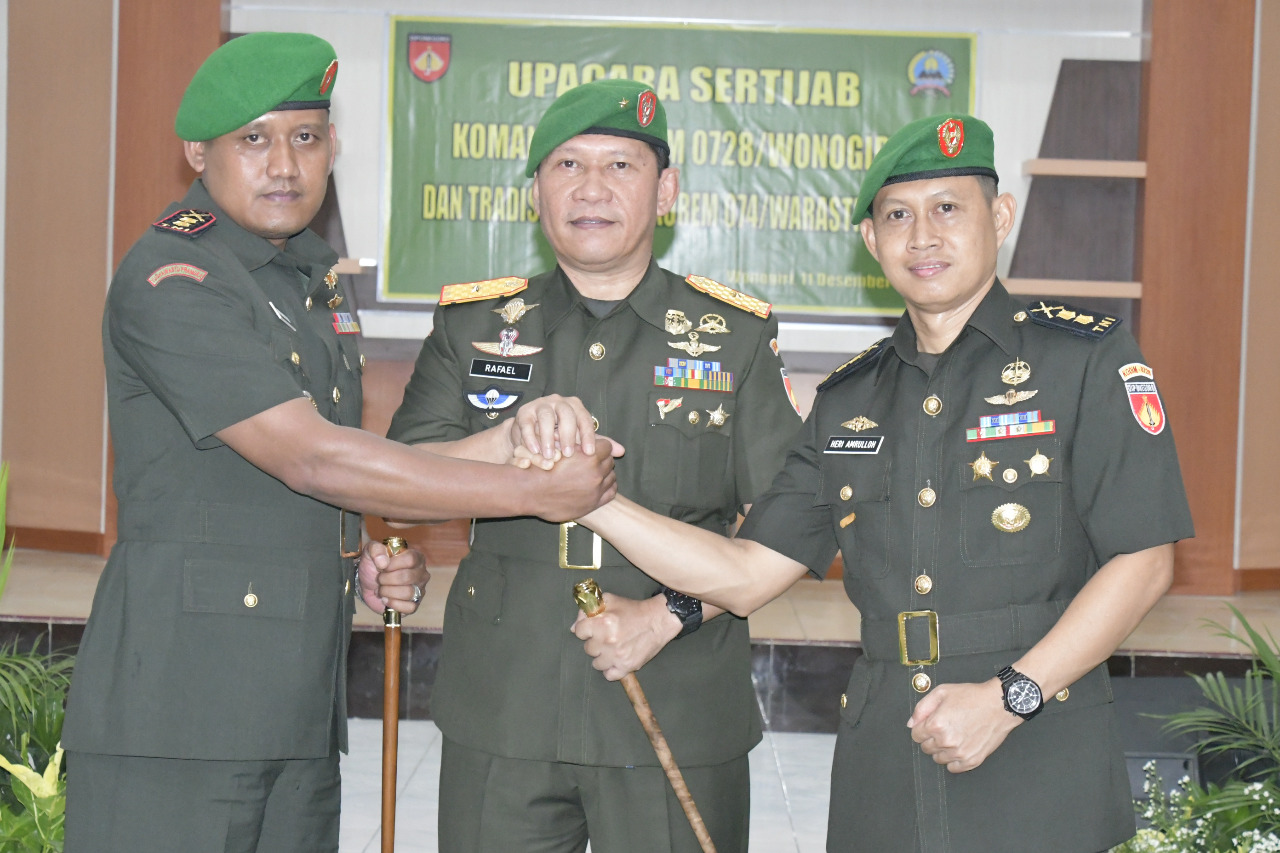 Letkol Inf Imron Masyhadi Resmi Jabat Dandim 0728/Wonogiri