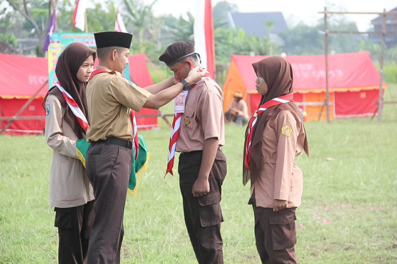 Bentuk Generasi Muda Berkarakter, Kodim Bojonegoro Gelar Persami Saka Wira Kartika