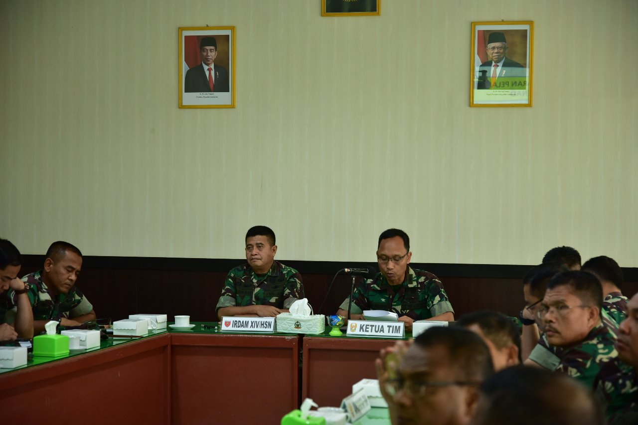 Jelang Sertijab Pangdam Hasanuddin, Mabes TNI AD Turunkan Tim Verifikasi