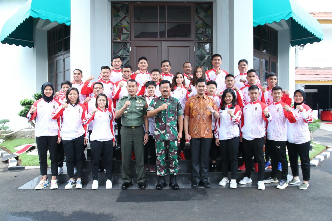 Panglima TNI Pompa Semangat Juang Timnas Karate Indonesia SEA Games 2019