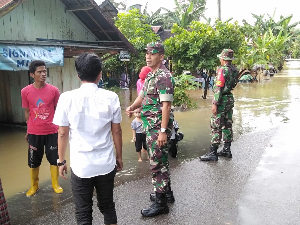 Hujan Deras Akibatkan Banjir di Desa Cukan Lipai