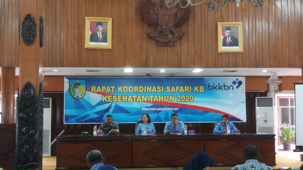 Pasi Ter Kodim 0809 Kediri Hadiri Rapat Koordinasi Safari KB Kesehatan