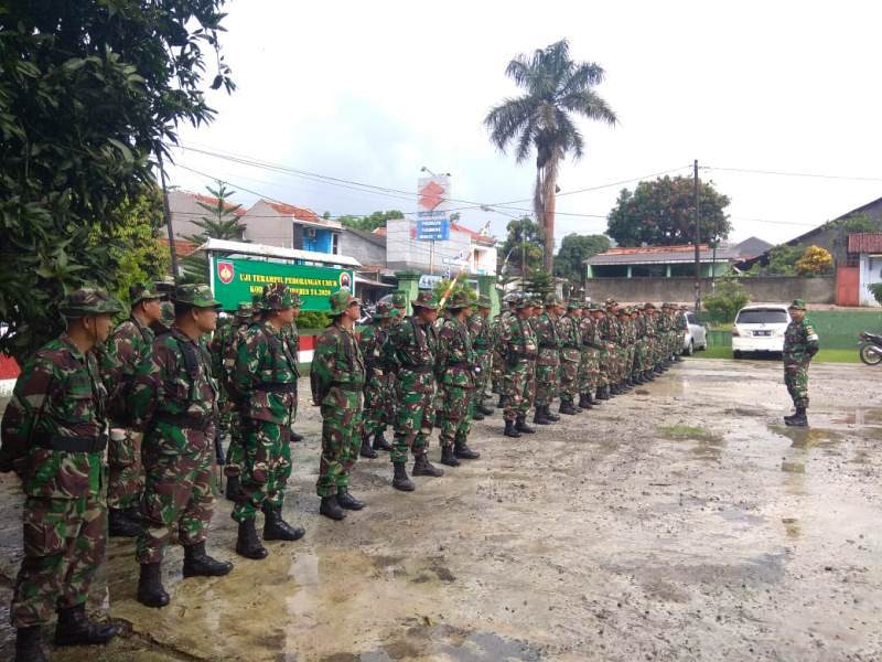 Kodim Brebes Uji Kecakapan Bintara dan Tamtama