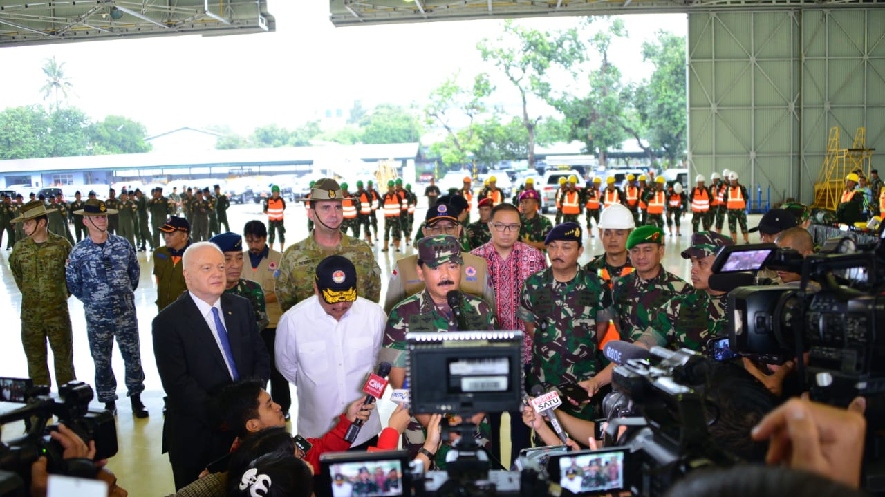 Kasal Hadiri Pemberangkatan Satgas Garuda Operasi Bantuan Karhutla di Australia