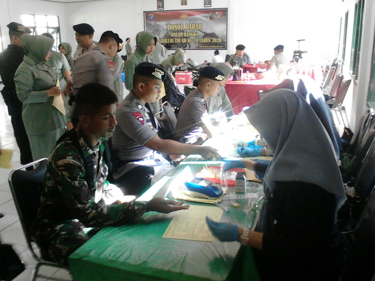 Peduli Sesama, Korps Baret Hitam Gelar Donor Darah