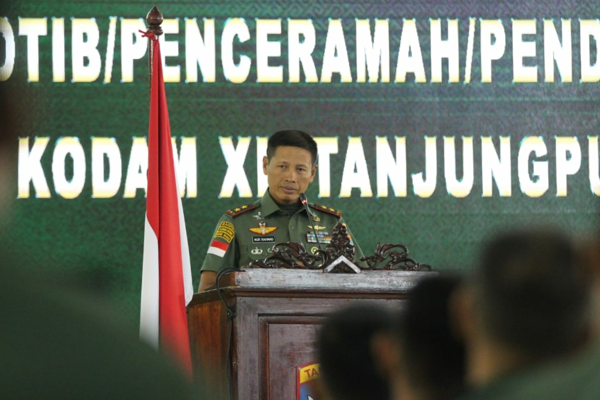 Pangdam XII/Tpr : Penataran Ceramah Upaya Kodam Bentengi Personel dari Paham Radikal