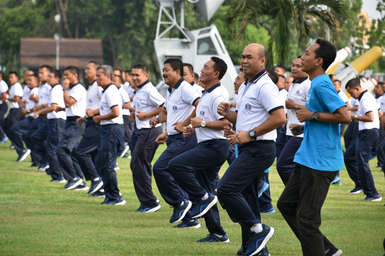 Peringati Dies Natalis ke-54/2020, STTAL Gelar Olahraga bersama Civitas Akademika