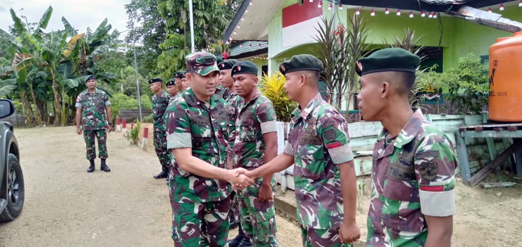 Kunjungan Kerja Tim Wasev Mabesad Ke Jajaran Satgas Raider 300