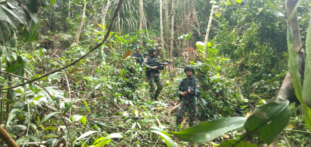 Satgas Yonif Raider 509 Kostrad Pos Bompay Laksanakan Patkam