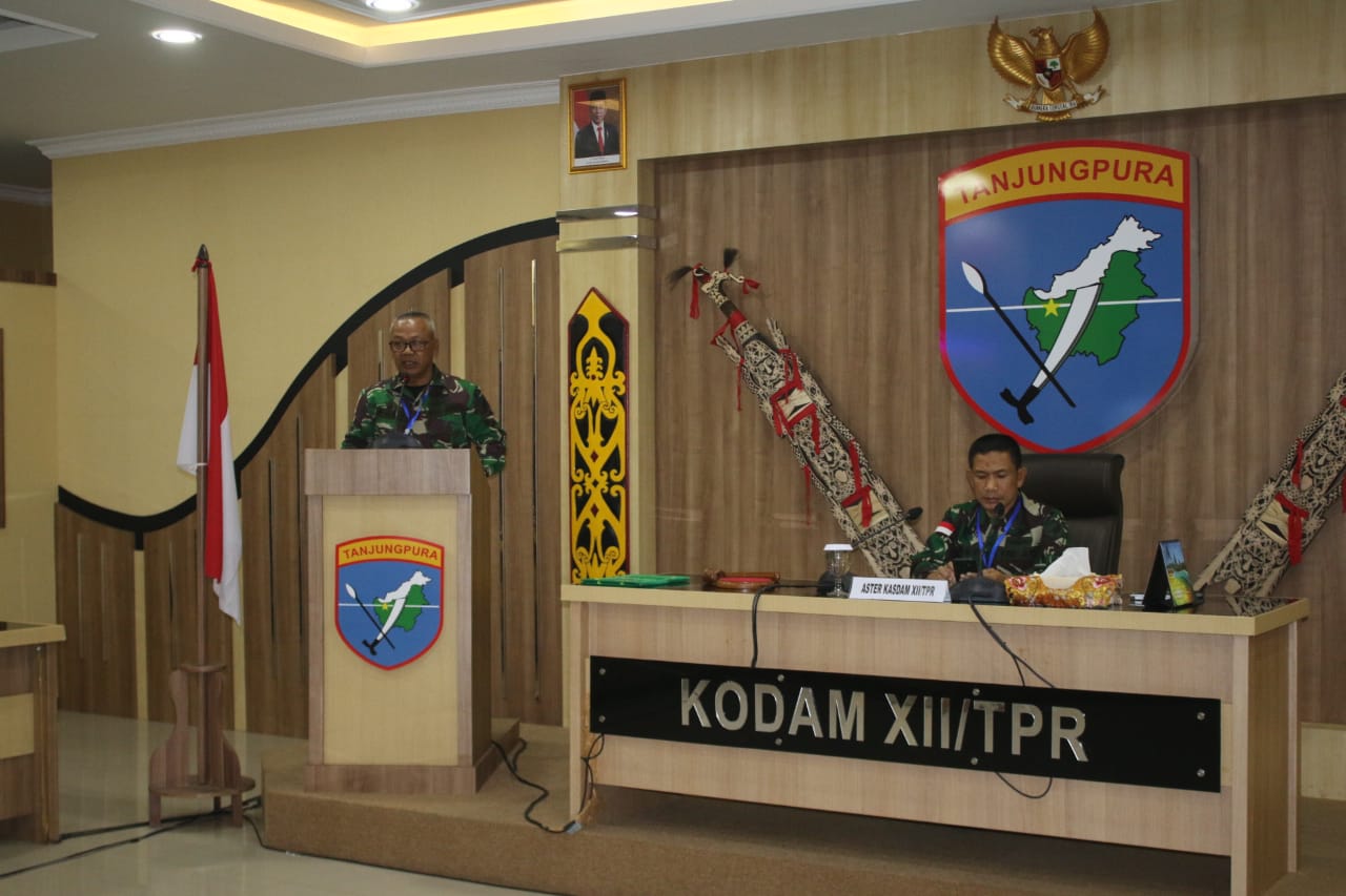 Rakernister Kodam XII/Tpr Fokus Program Prioritas TA.2020