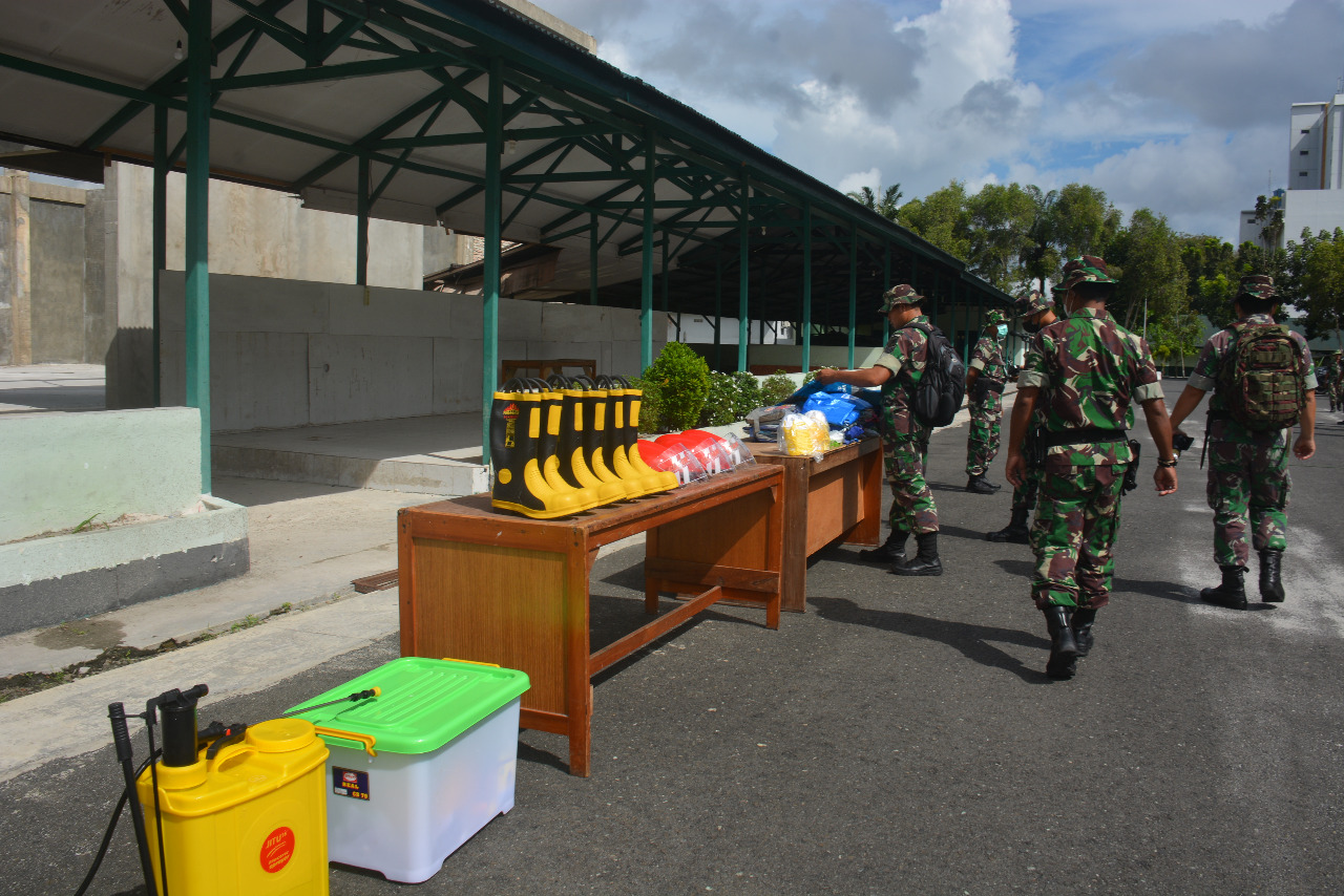 Cegah Virus Corona, Korem 102/Pjg Siapkan Penyemprotan Disinfektan