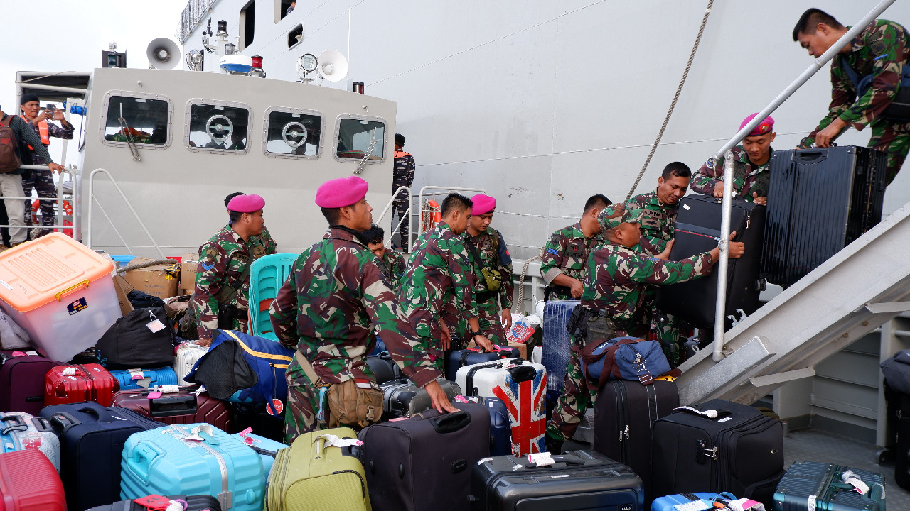 Korps Marinir Selesaikan Misi di pulau Sebaru