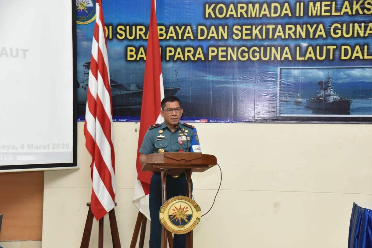 Hadapi Dinamika Maritim Global, Koarmada II Gelar Latihan Keamanan Laut Tahun 2020