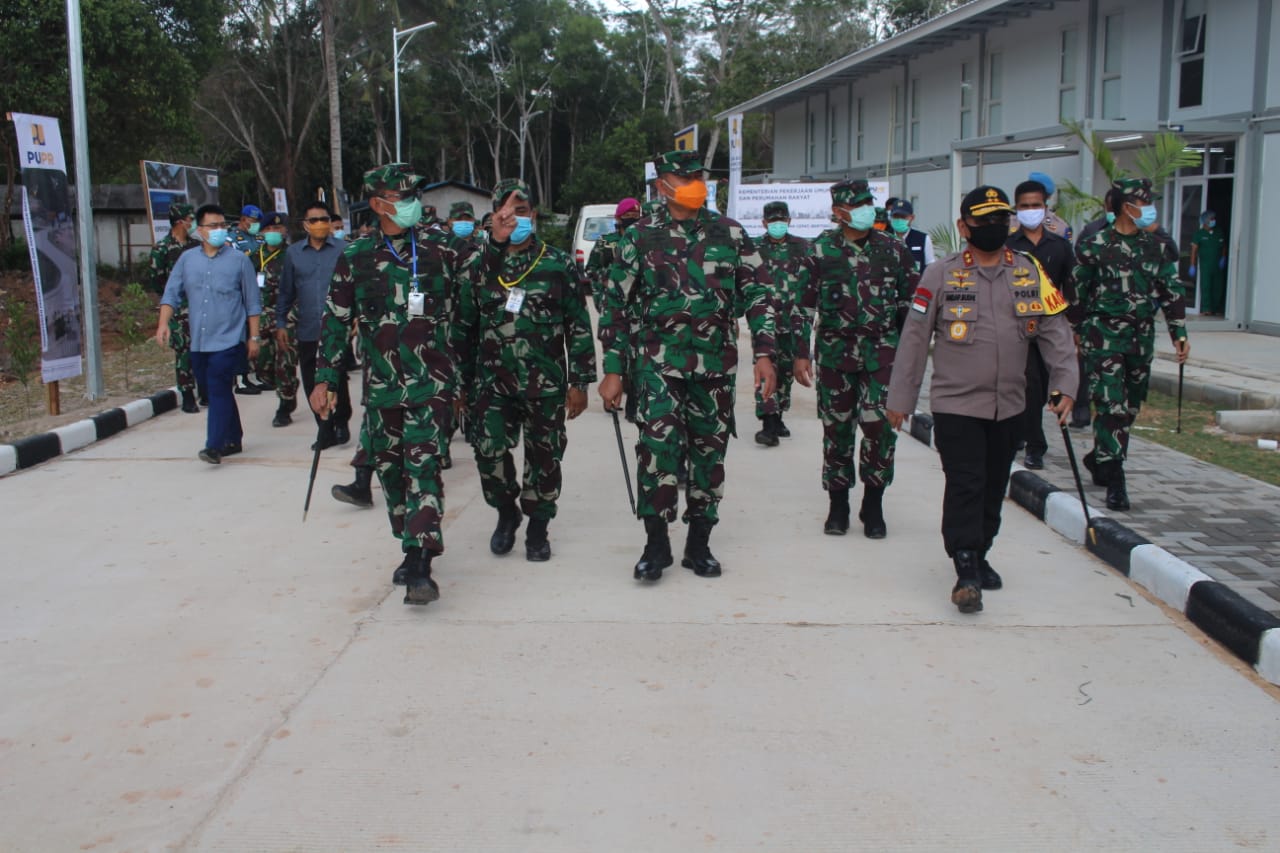 Danlantamal IV Menyaksikan Peresmian RS Khusus Infeksi Covid-19 di Pulau Galang