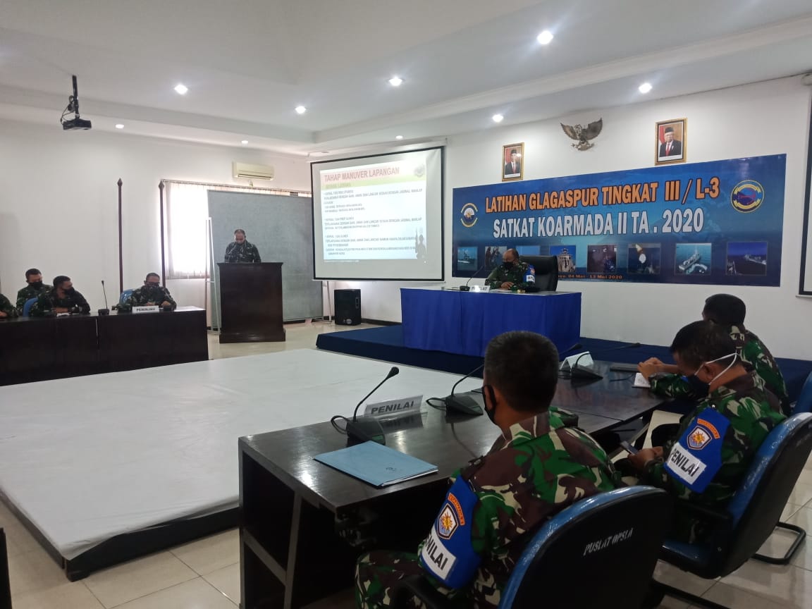 Dansatkat Koarmada II Resmi Tutup Latihan Glagaspur Tingkat III/L3 TA. 2020