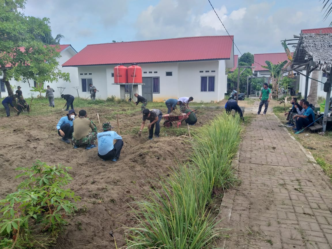 Lanal Ramai dan Kodim 0318/Natuna Dukung Ketahanan Pangan