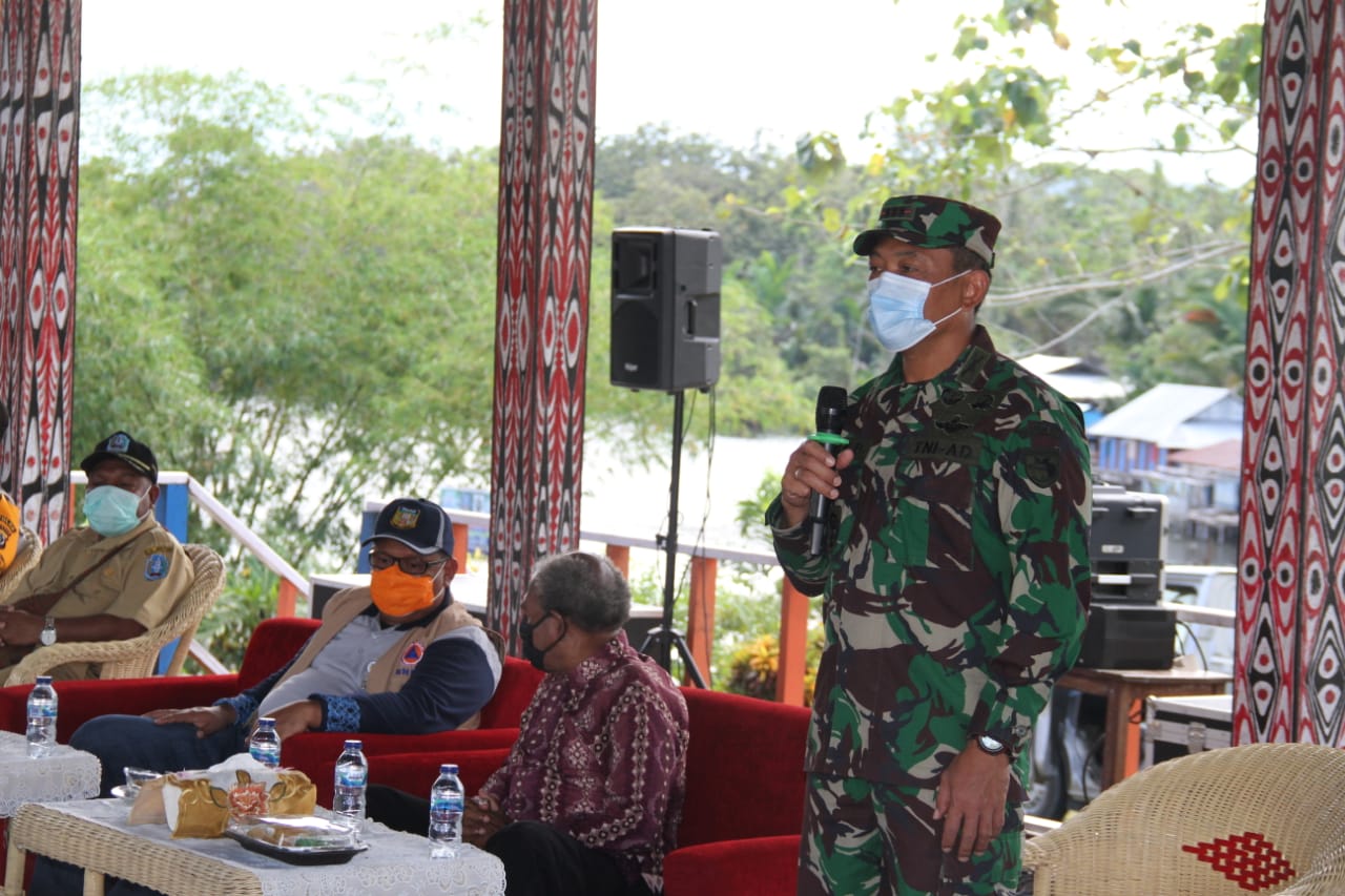 Danrem 172/PWY : TNI Siap Bantu Pemprov Tingkatkan Perekonomian di  Kawasan Adat Mamta