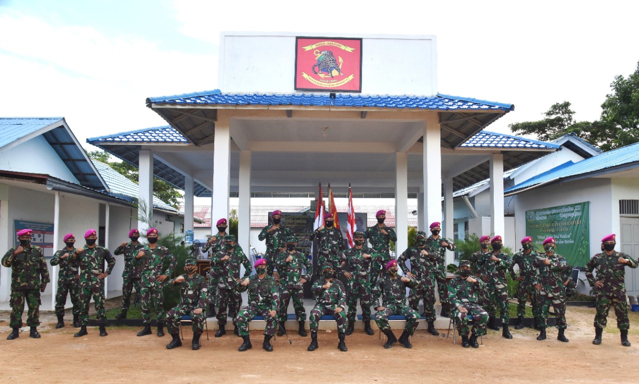 Danlantamal XII Tinjau Mako Yonmarhanlan XII di Mempawah