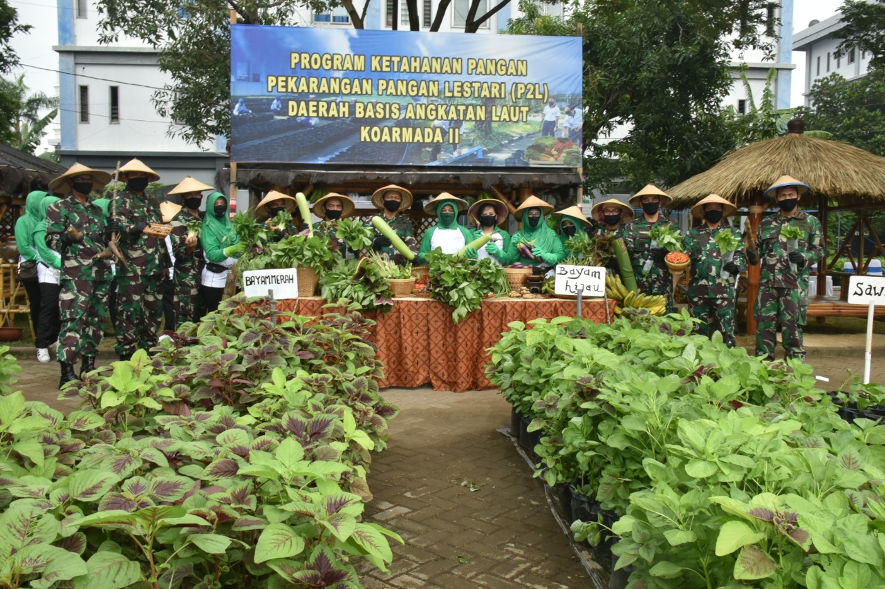 Panen Raya, Penebaran Benih dan Penyerahan Bibit Tanaman di Koarmada II