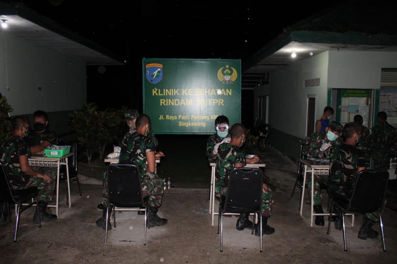 Peduli Kesehatan Siswa, Rindam XII/Tpr Vaksinasi Hepatitis B