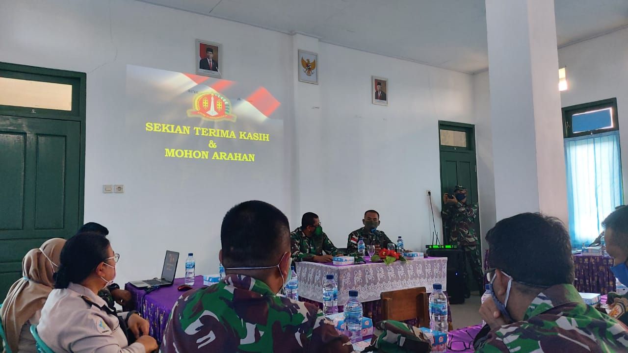 Rakor Kolakops Rem 174 Merauke, Bahas Pergantian Satgas Pamtas RI – PNG Sektor Selatan